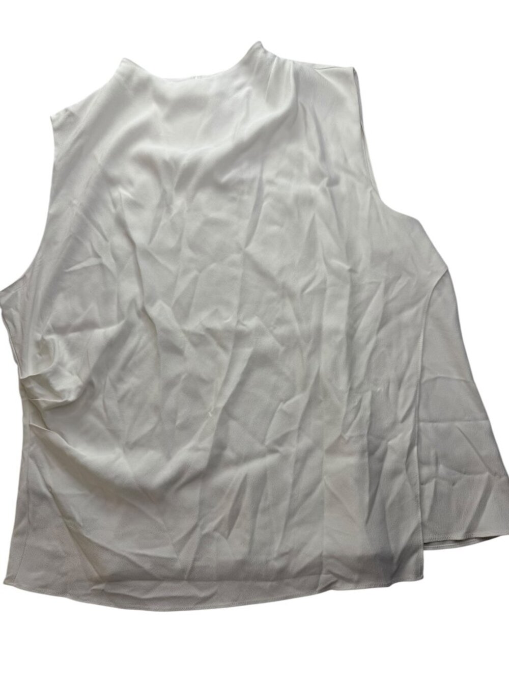 New NWT MNG Mango Blouse Sleeveless Tank. White. Size Women's 3XL Made in Turkey